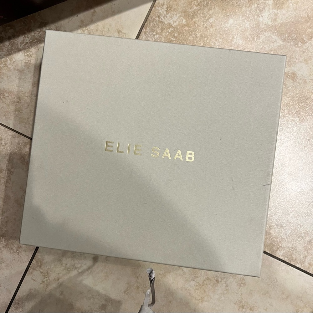 Elie Saab Studs & Suede Cage Sandals Size 36.5 - Picture 12 of 12